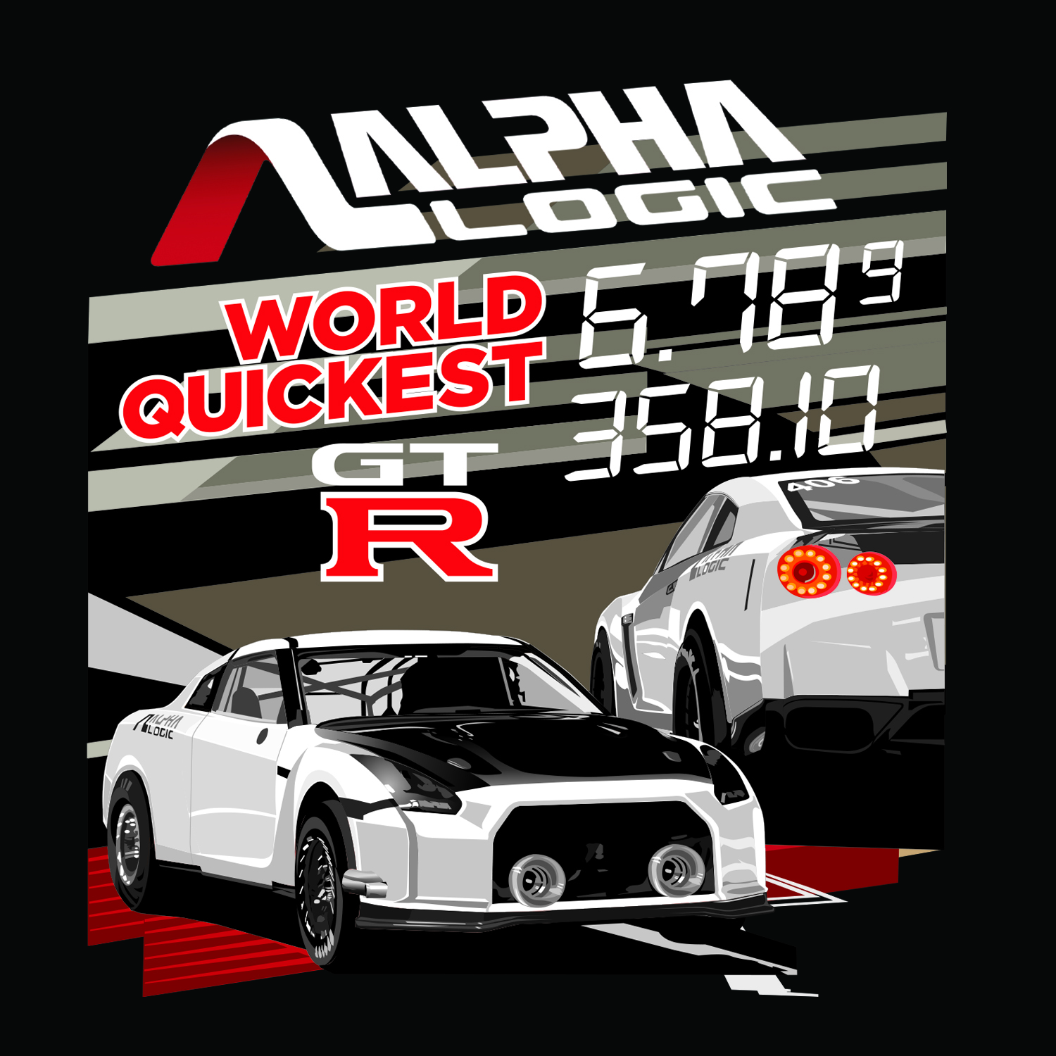 T-shirt Design by Eightone 3 for Alpha Logic Performance | Design #18104430