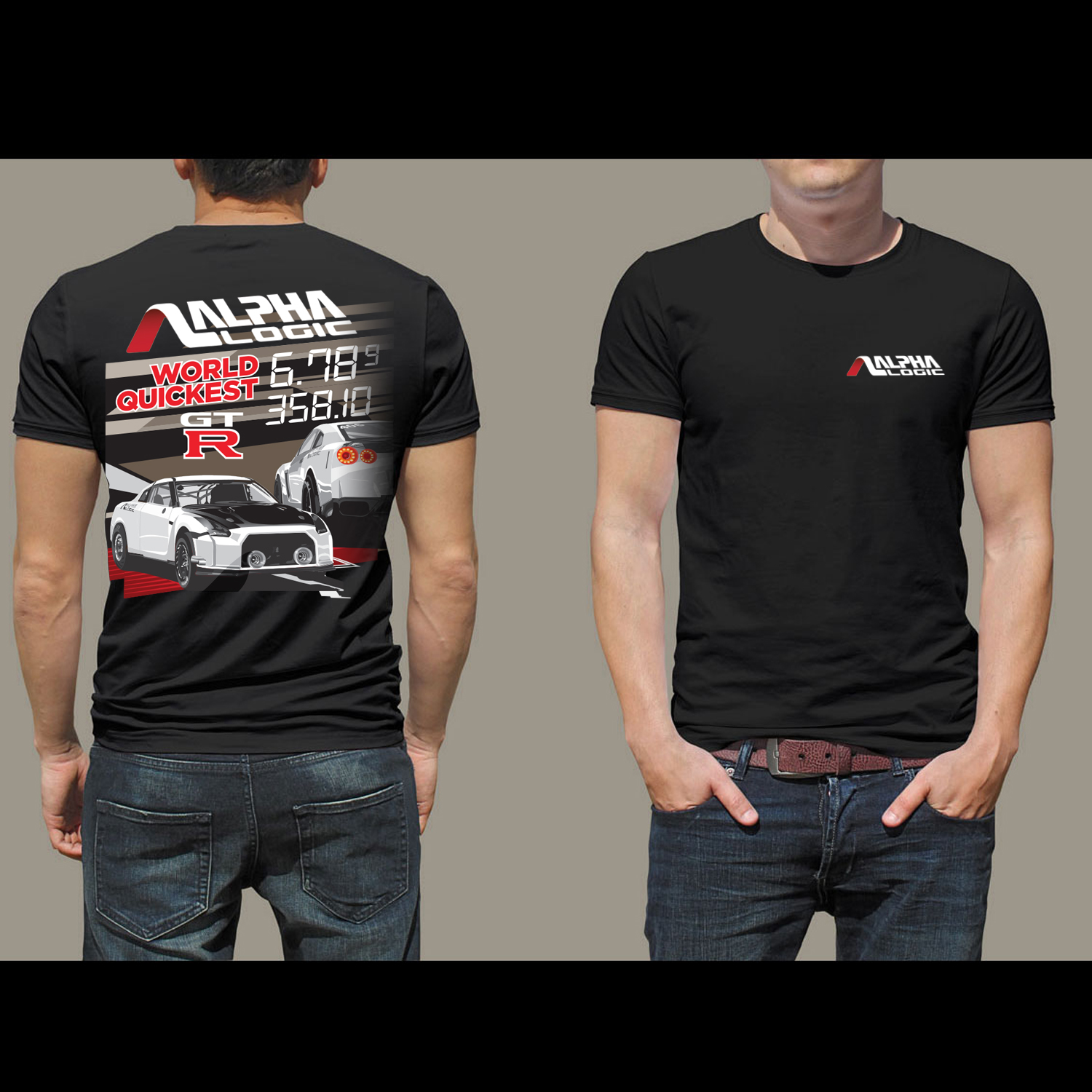 T-shirt Design by Eightone 3 for Alpha Logic Performance | Design #18104431