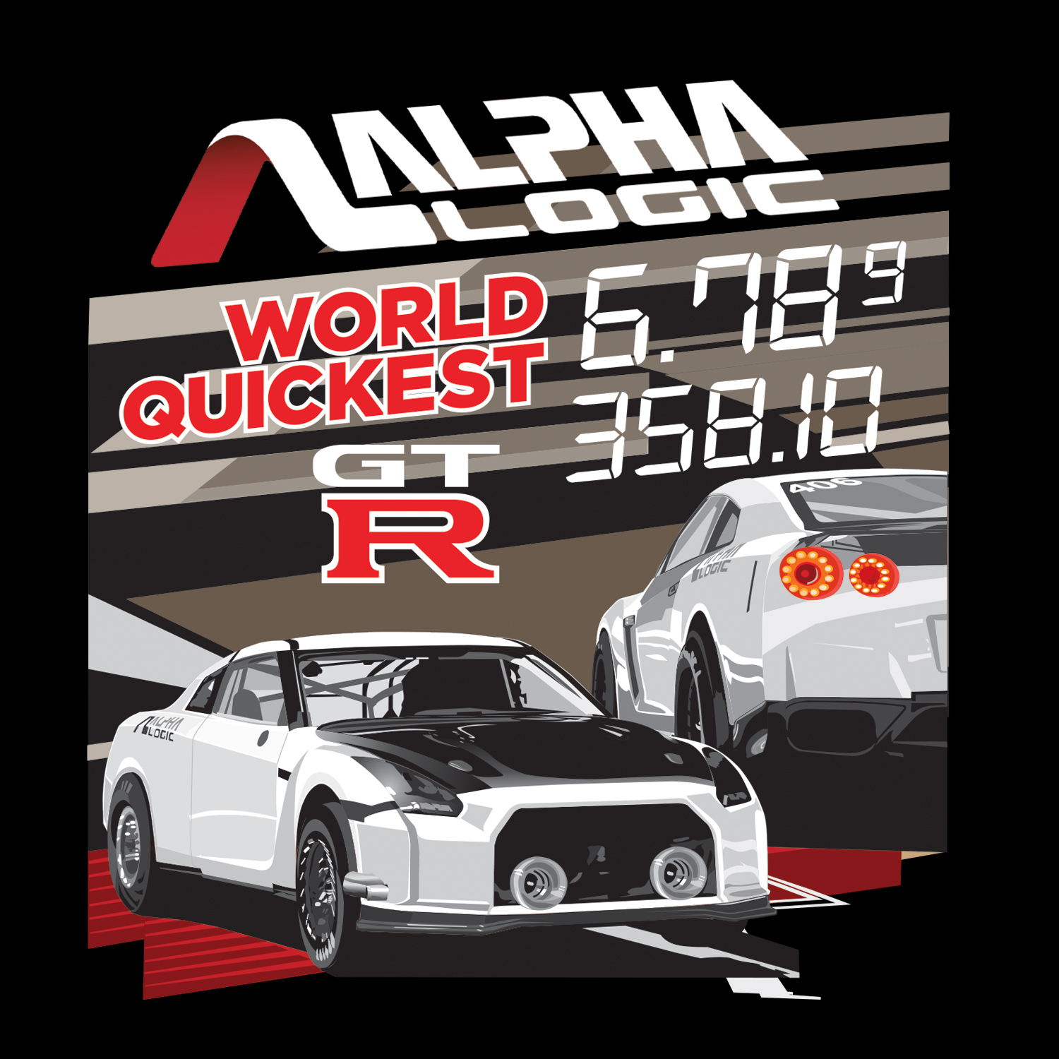 T-shirt Design by Eightone 3 for Alpha Logic Performance | Design #18104468