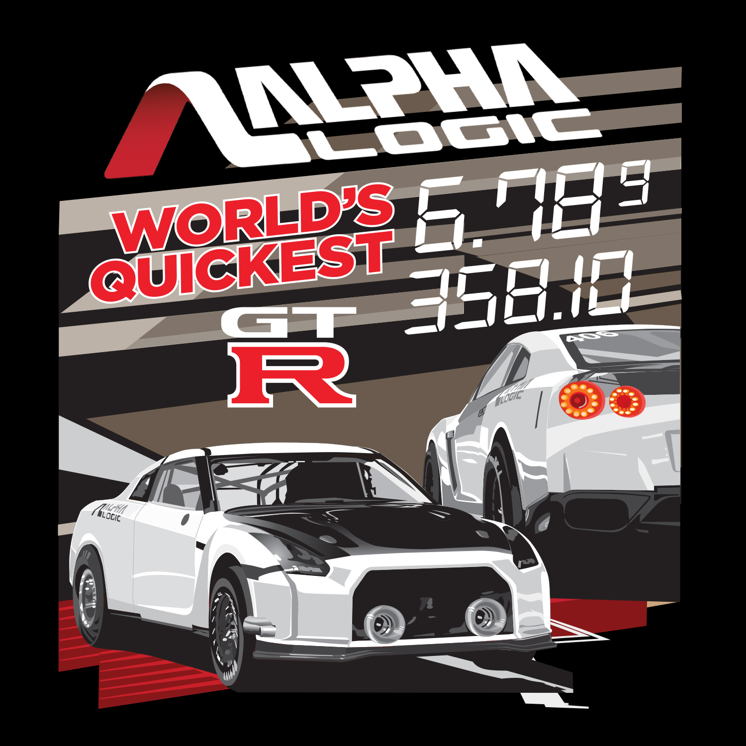 T-shirt Design by Eightone 3 for Alpha Logic Performance | Design #18125279