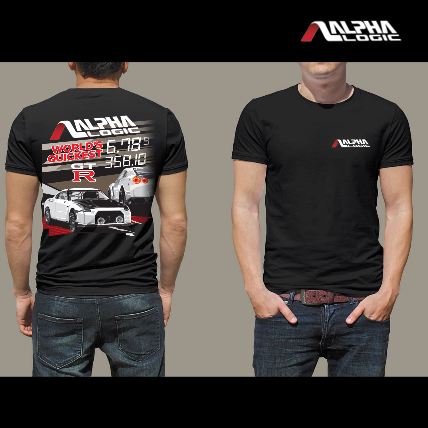 T-shirt Design by Eightone 3 for Alpha Logic Performance | Design: #18125280