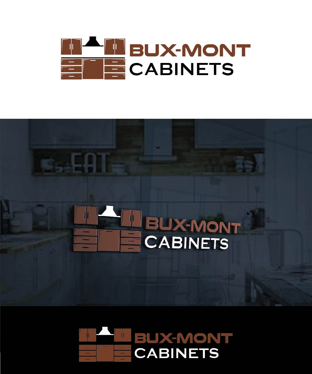 Diseño de Logo por joliau para Bux-Mont Cabinets | Diseño #17539116