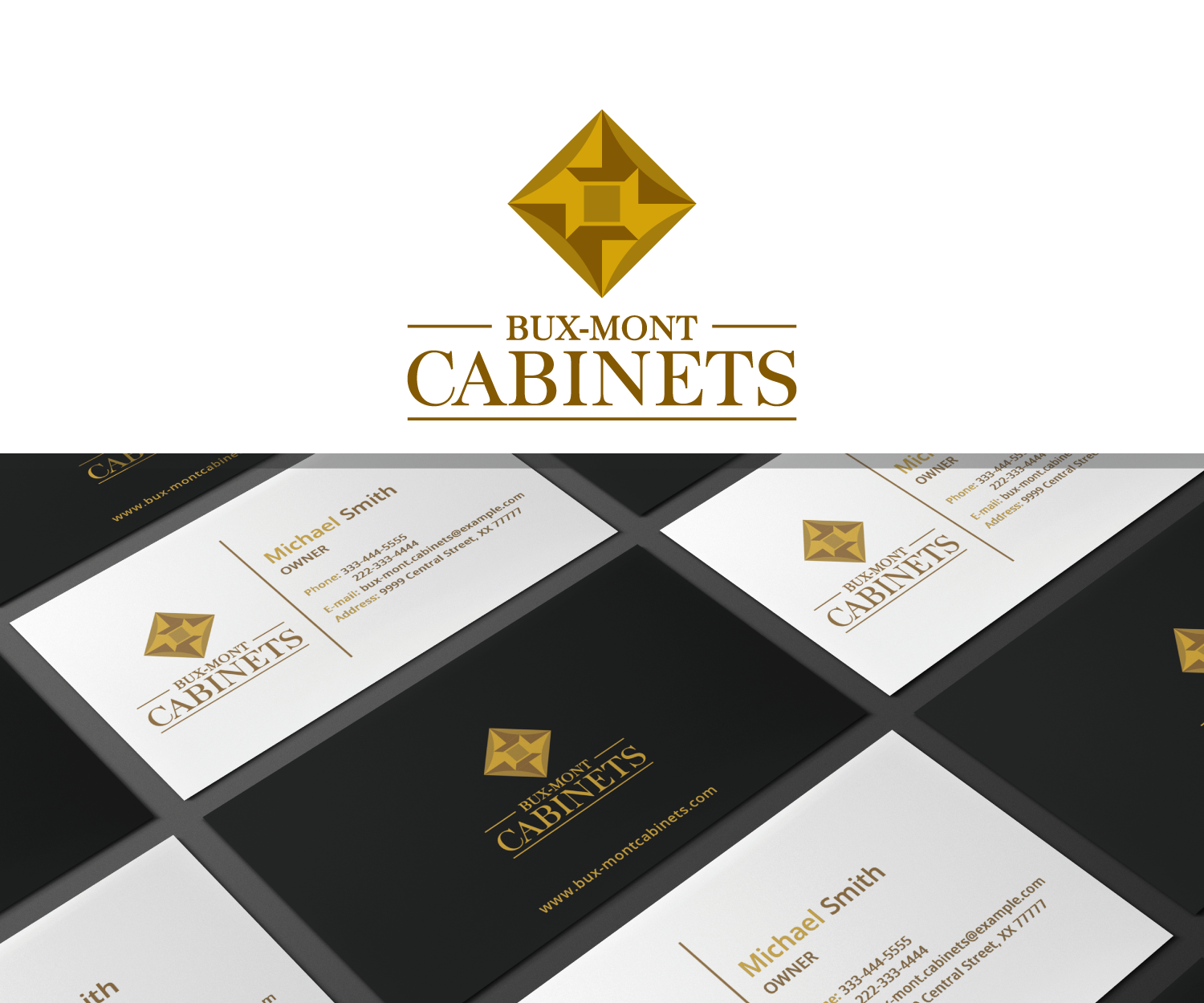 Logo-Design von Mario für Bux-Mont Cabinets | Design #17566853