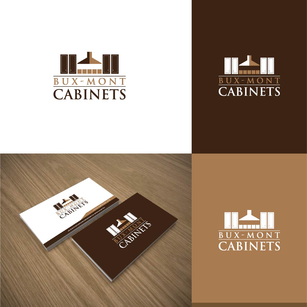 Logo-Design von Deziners Zone für Bux-Mont Cabinets | Design #17554891