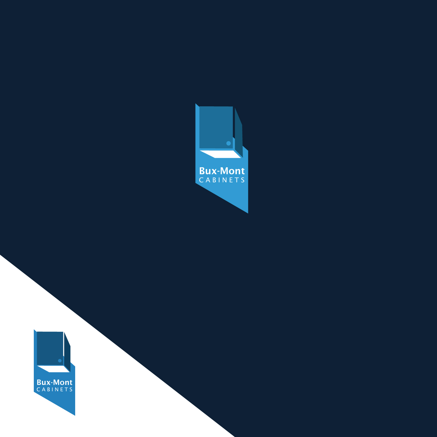 Logo Design by wall-jamboree for Bux-Mont Cabinets | Design #17539011