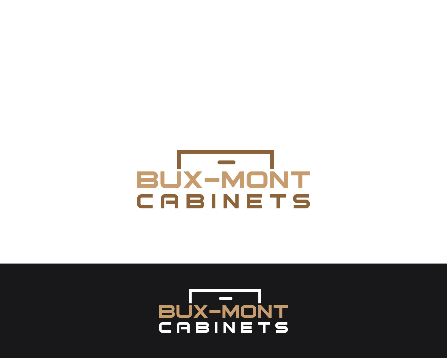 Logo Design by MAWBM for Bux-Mont Cabinets | Design #17561927