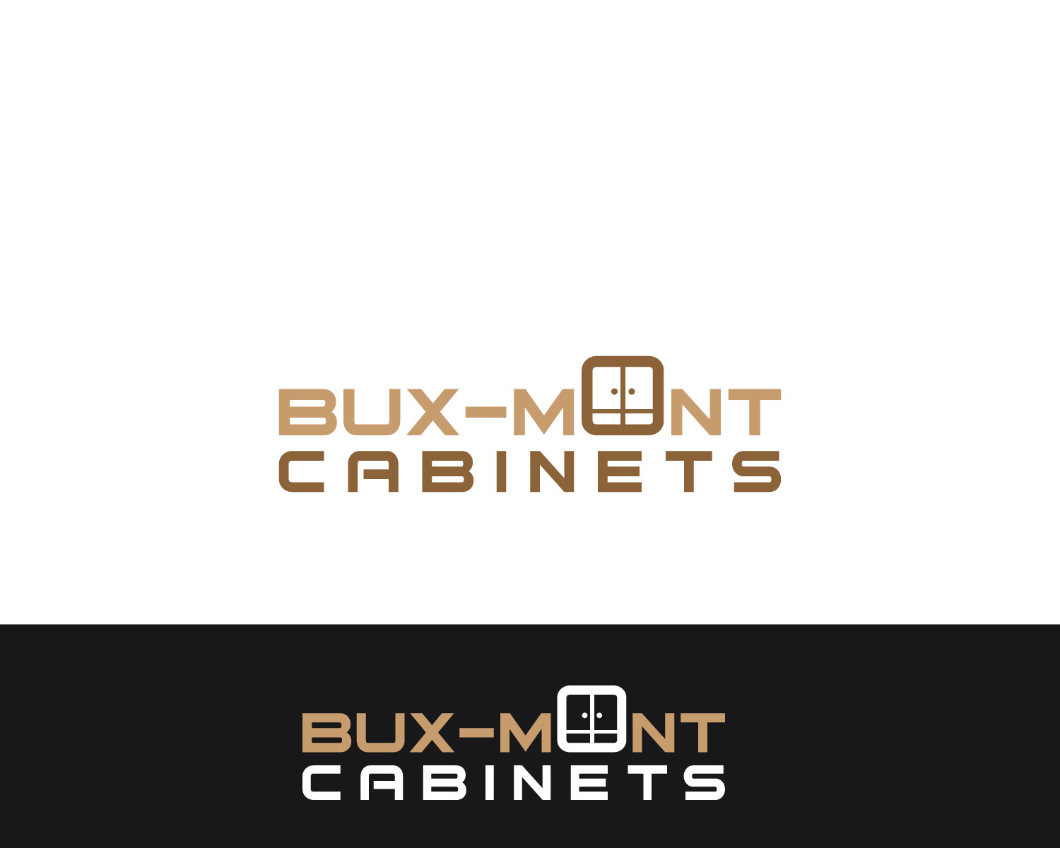 Logo Design by MAWBM for Bux-Mont Cabinets | Design #17561979