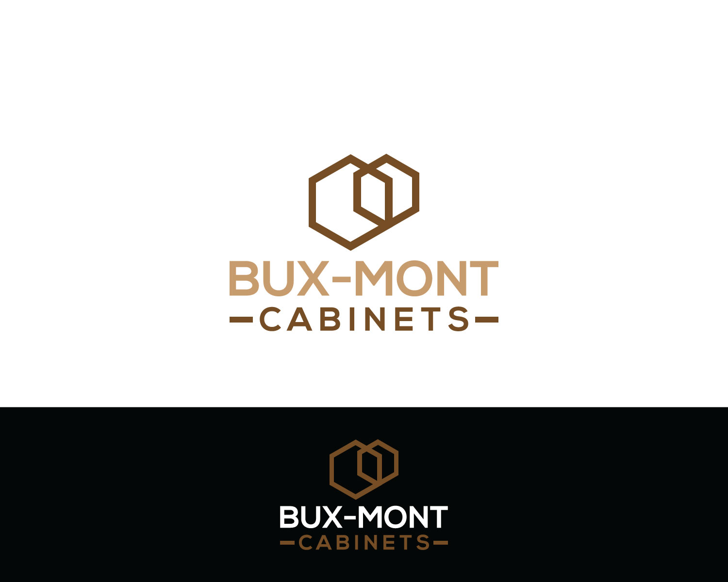 Logo Design by MAWBM for Bux-Mont Cabinets | Design #17623452
