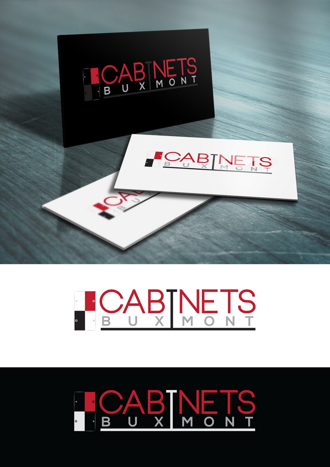 Logo Design by fisekovic goran for Bux-Mont Cabinets | Design #17542684