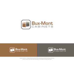 Logo Design by groomfox for Bux-Mont Cabinets | Design: #17540957