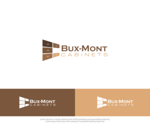 Logo Design by groomfox for Bux-Mont Cabinets | Design: #17540958