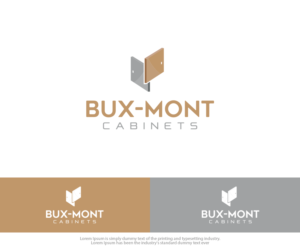 Logo Design by groomfox for Bux-Mont Cabinets | Design: #17540959