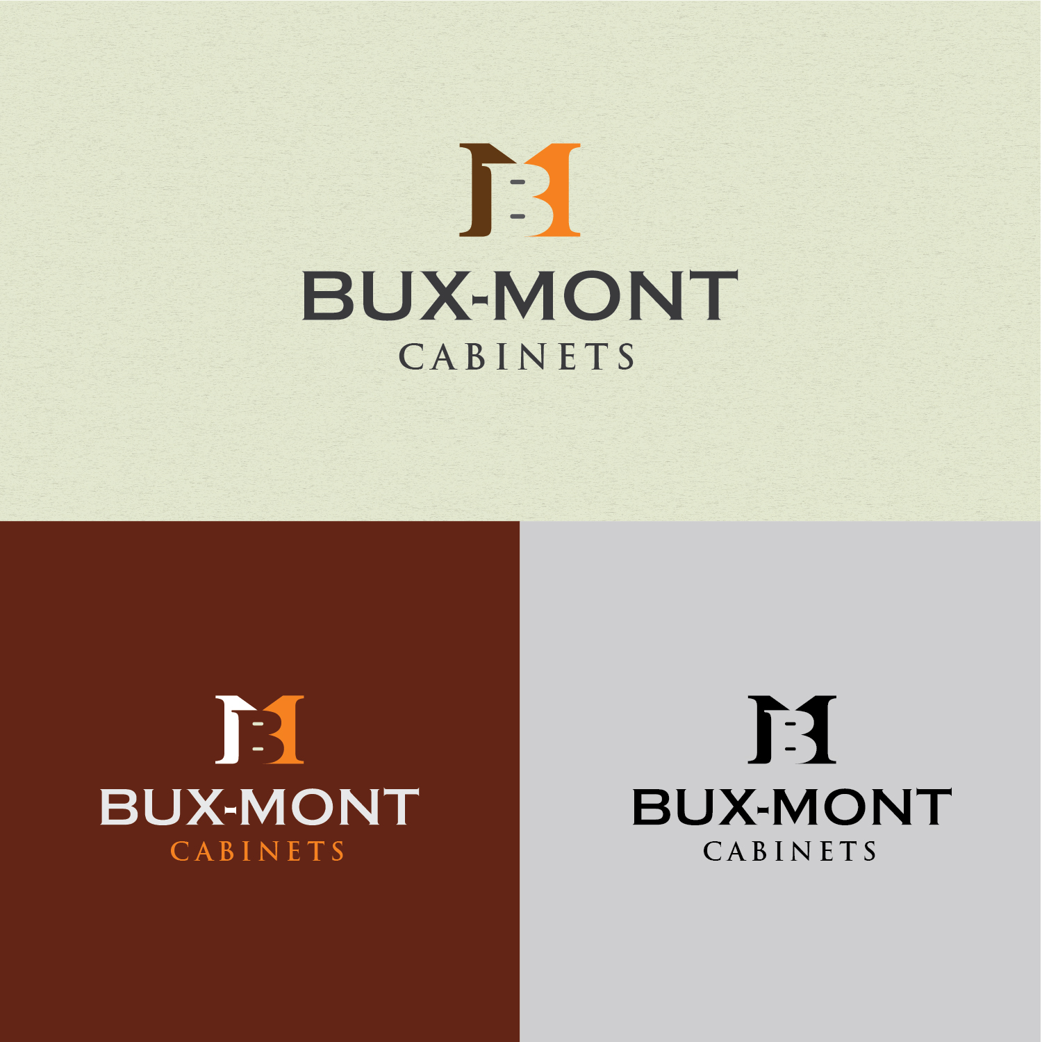 Logo Design by Muhammad Imran 3 for Bux-Mont Cabinets | Design #17537143