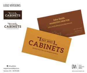 Logo Design by dougandersonmedia for Bux-Mont Cabinets | Design: #17629152