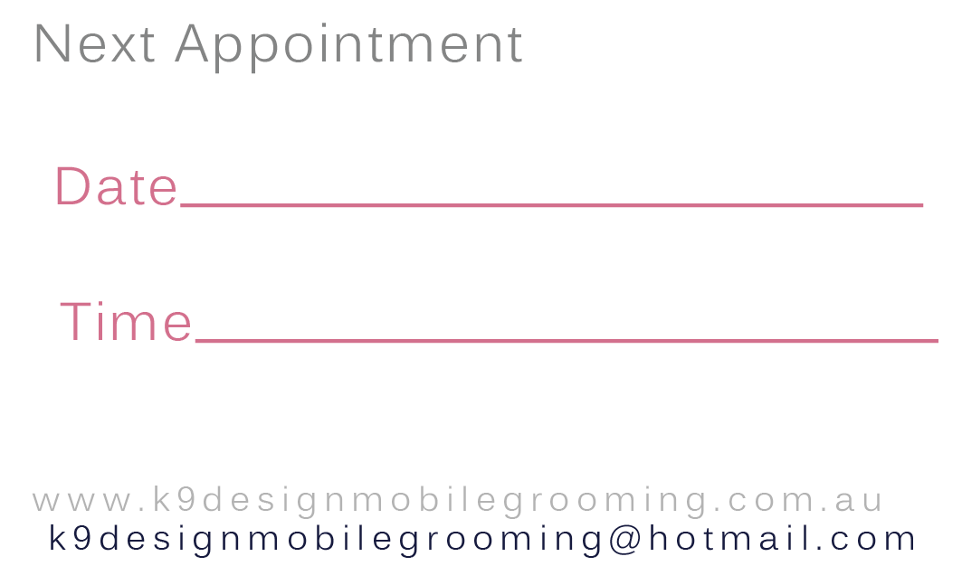 Design de Carte de Visite par HelloDanielle pour K9 Design Mobile Grooming | Design #2736189