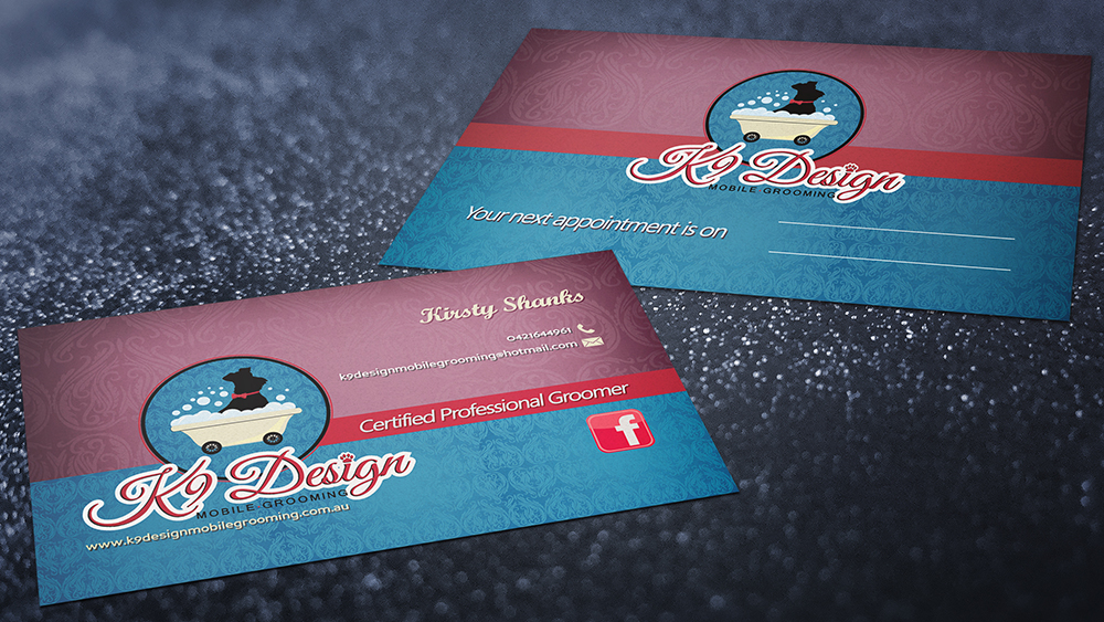 Design de Carte de Visite par creationz2011 pour K9 Design Mobile Grooming | Design #2795583