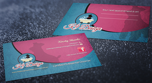Business Card Design by creationz2011 for K9 Design Mobile Grooming | Design: #2807557