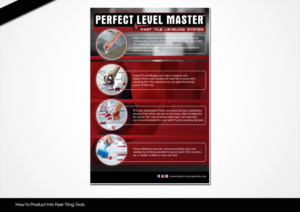 How-To Product Info Flyer Tiling Tools | Diseño de Flyer por disign