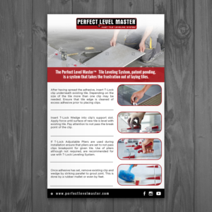 How-To Product Info Flyer Tiling Tools | Diseño de Flyer por aspiremedia