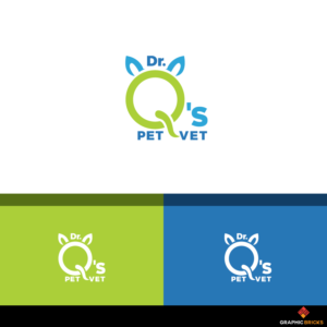 Dr Q's Pet Vet | Design de Logo par Graphic Bricks