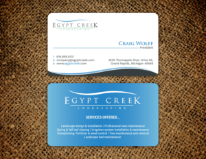 Business card design - landscaping industry | Business Card Design by Tripti Ranjan Gain