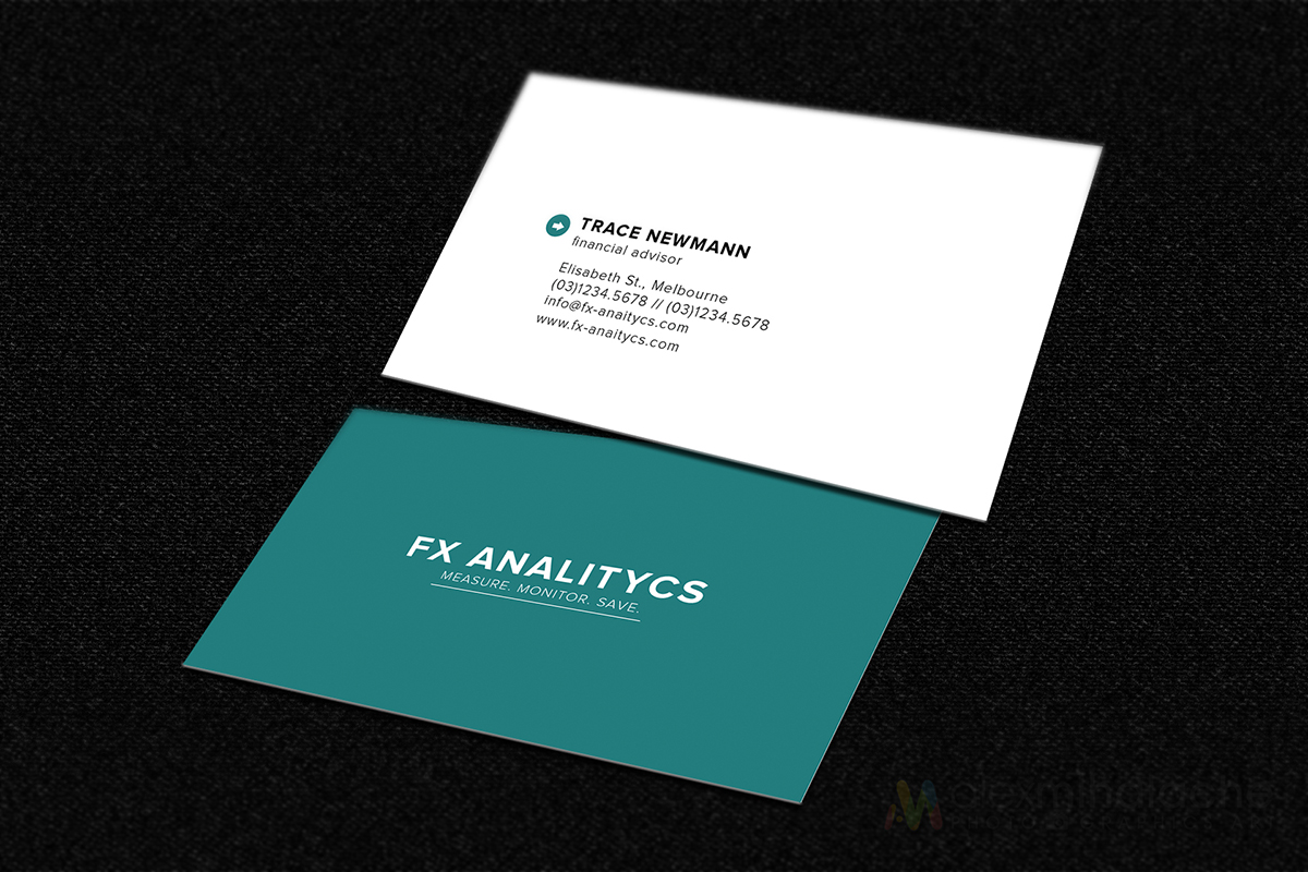 Diseño de Tarjeta de Presentación por Alex Mihalache para FX Analytics | Diseño #2734547