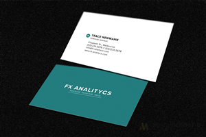Business Card Design by Alex Mihalache for FX Analytics | Design: #2734547