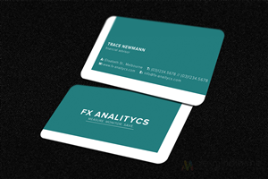 Business Card Design by Alex Mihalache for FX Analytics | Design: #2734549
