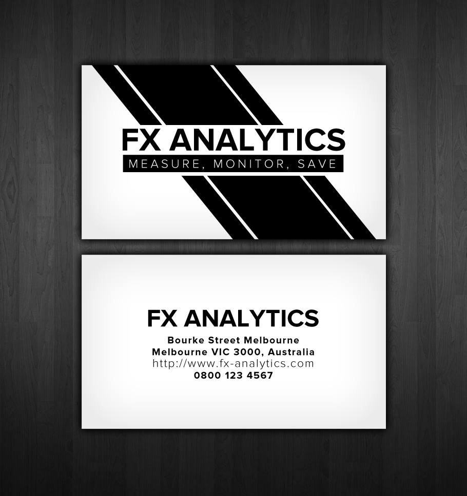 Business Card Design by Rashid Mehmood for FX Analytics | Design #2746580