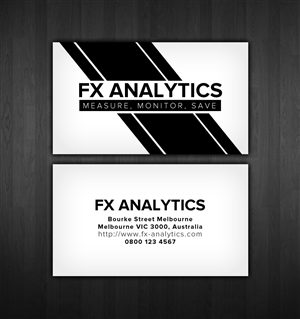Business Card Design by Rashid Mehmood for FX Analytics | Design: #2746580