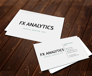 Business Card Design by DSGrafix for FX Analytics | Design: #2738232