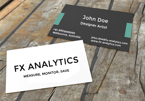 Visitenkarten-Design von Jagannath für FX Analytics | Design #2756636