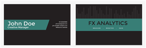 Business Card Design by Jagannath for FX Analytics | Design #2756870