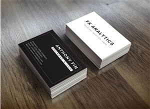 Business Card Design by Adnan for FX Analytics | Design: #2749657