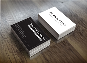 Business Card Design by Adnan for FX Analytics | Design: #2749782