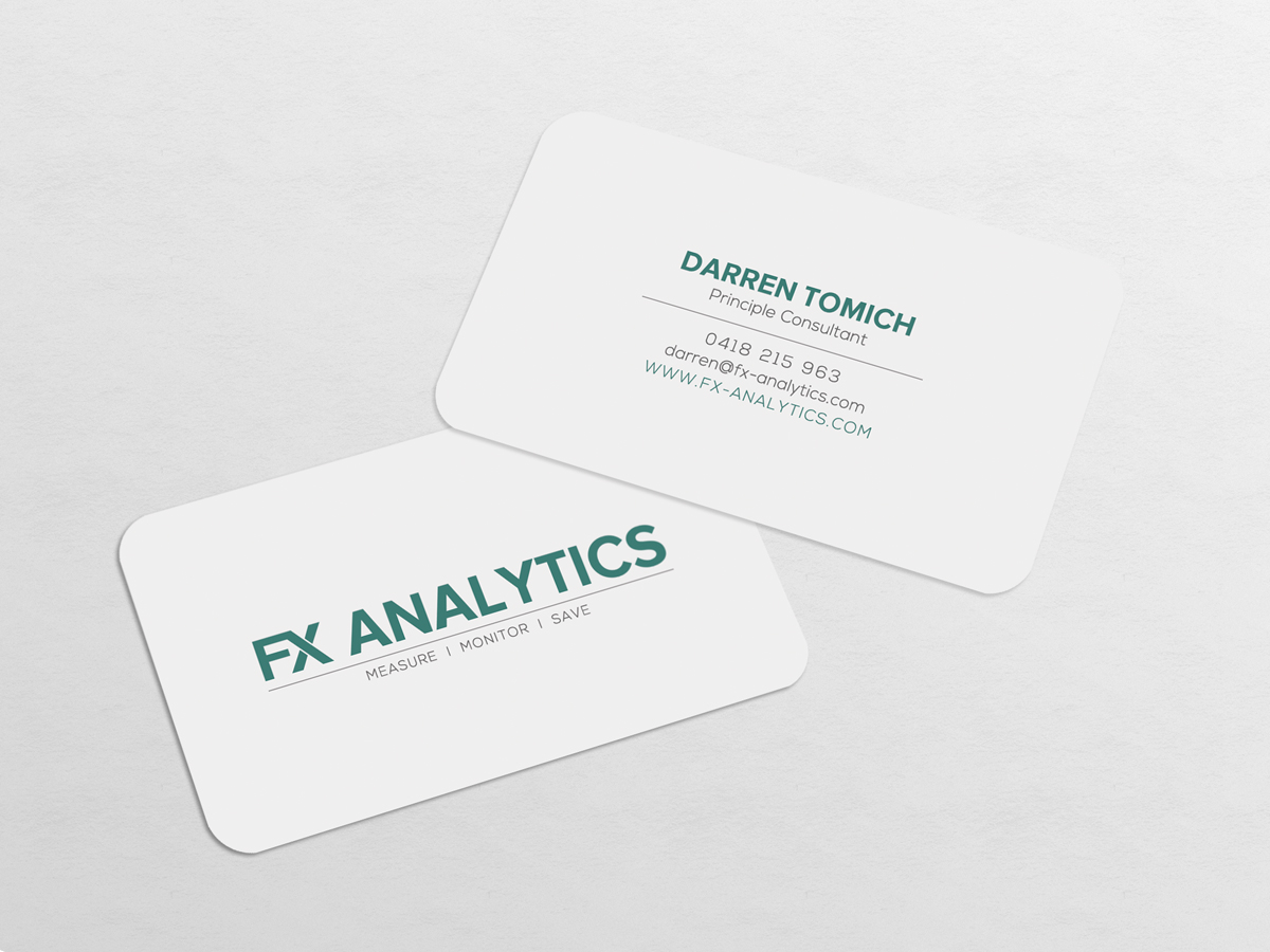 Business Card Design by diRtY.EMM for FX Analytics | Design #2753320