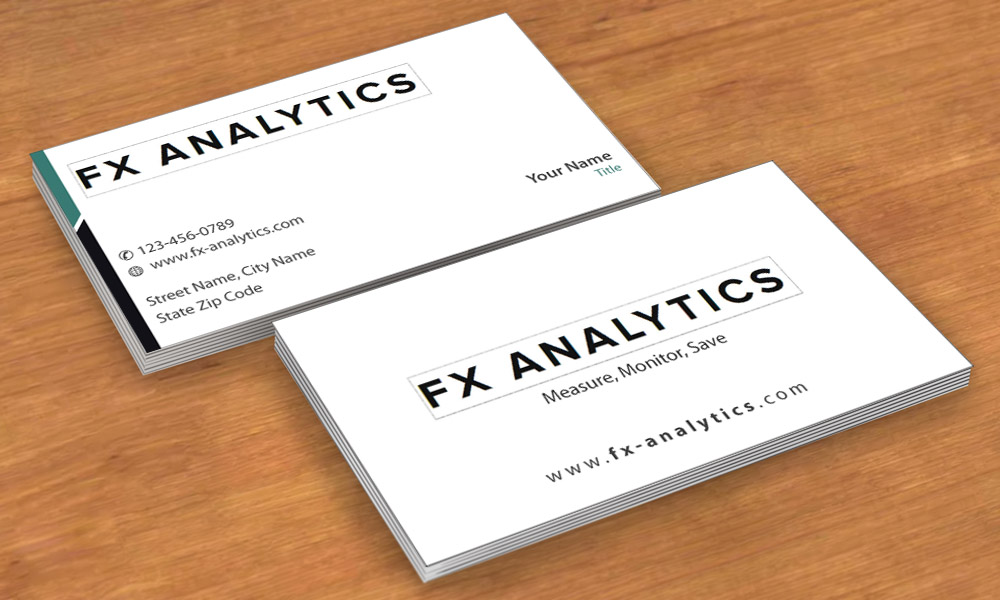 Business Card Design by Sbss for FX Analytics | Design #2742920