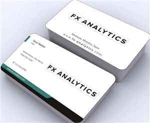 Business Card Design by Sbss for FX Analytics | Design: #2750295