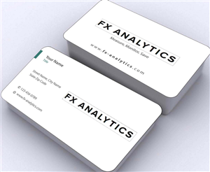 Business Card Design by Sbss for FX Analytics | Design: #2750296