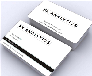 Business Card Design by Sbss for FX Analytics | Design: #2750297