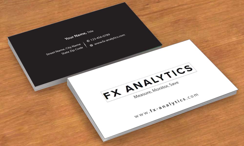 Diseño de Tarjeta de Presentación por Sbss para FX Analytics | Diseño #2750905