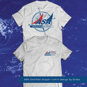 Diseño de Camiseta por Grebo para American Sailing Association | Diseño #17607759