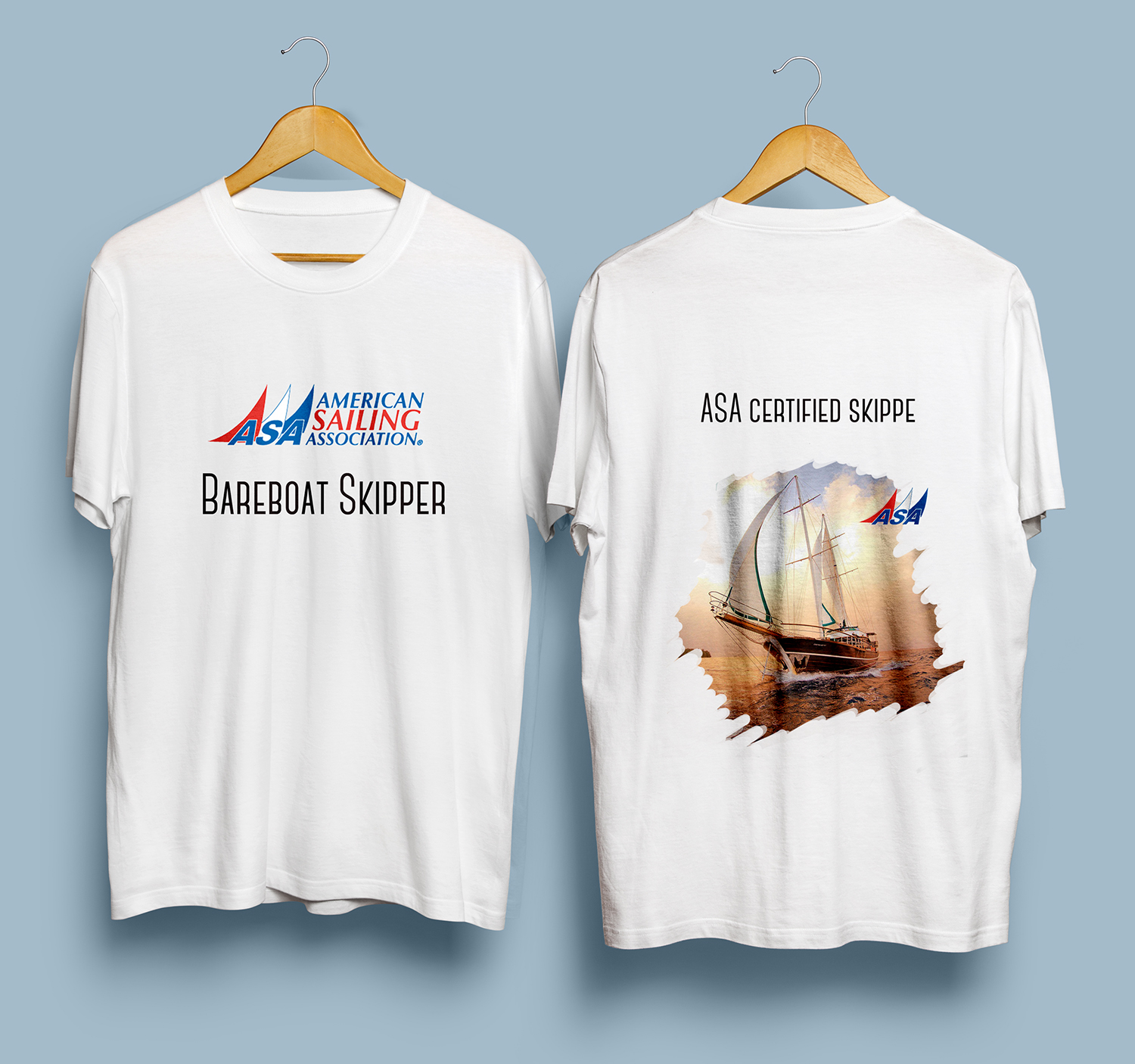 T-shirt Design by Jenn Smith for American Sailing Association | Design #17600763
