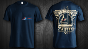ASA Certified skipper t-shirt design | T-shirt Design by Jonya