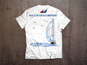 ASA Certified skipper t-shirt design | T-Shirt-Design von FranB