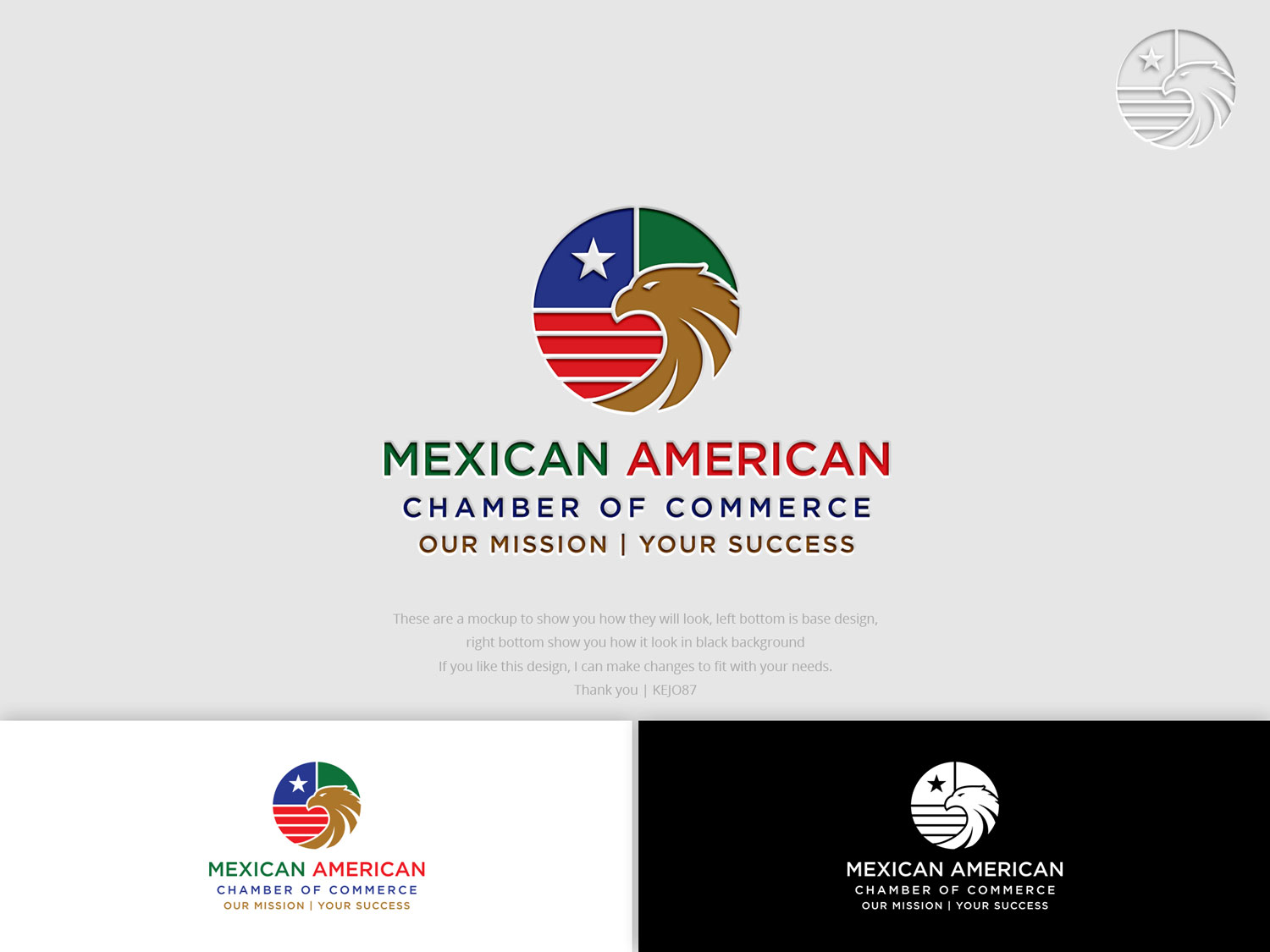 Logo Design by Kejo87 for Mexican American Chamber of Commerce | Design #17553083