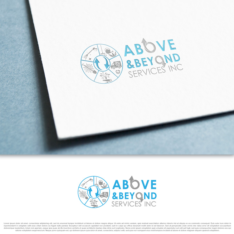 Logo-Design von DesignDUO für Above & Beyond Services Inc. | Design #17624709