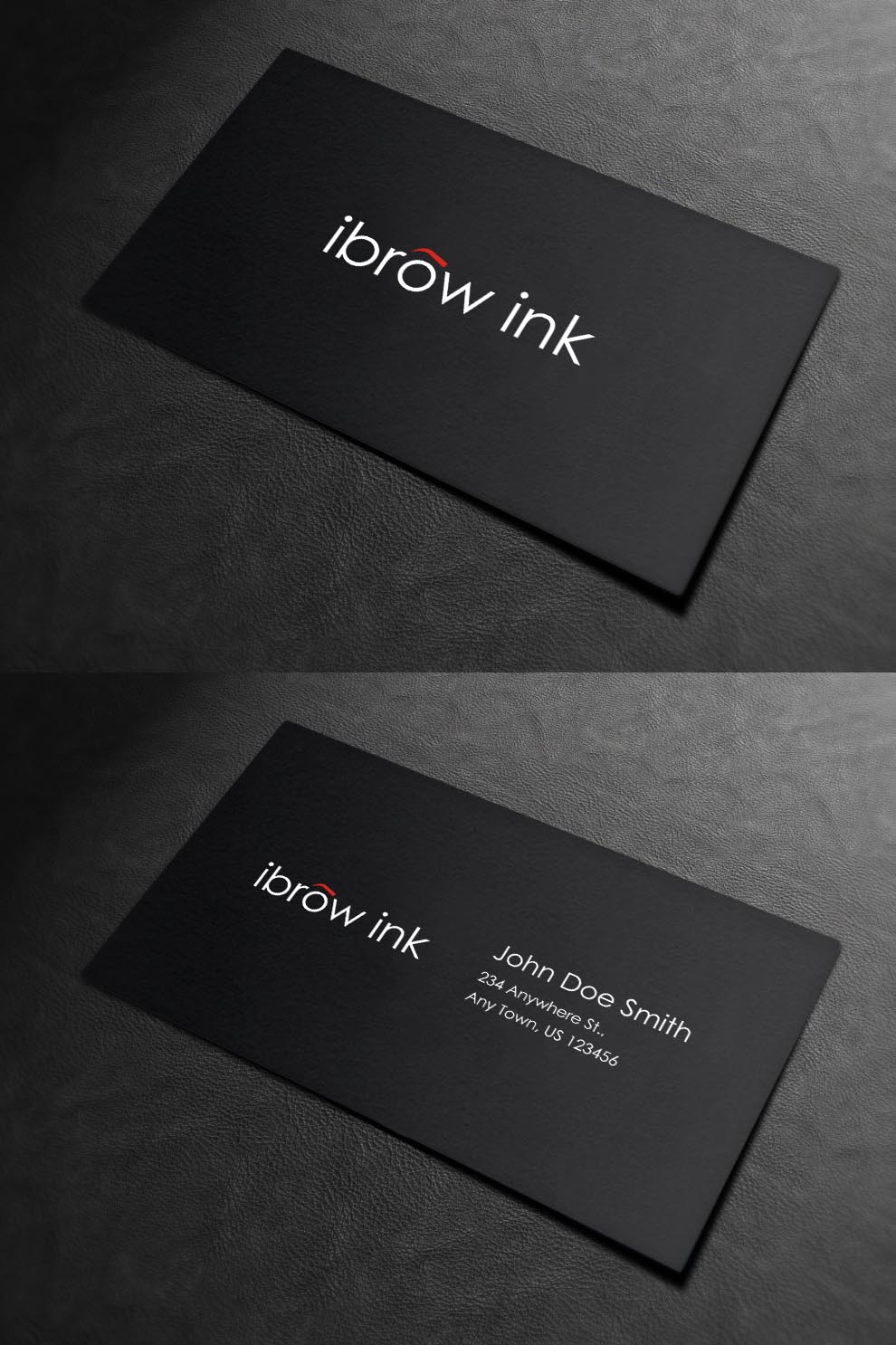 Business Card Design by INDIAN_Ashok for ibrow ink | Design #17570520