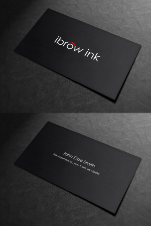 Visitenkarten-Design von INDIAN_Ashok für ibrow ink | Design: #17570522