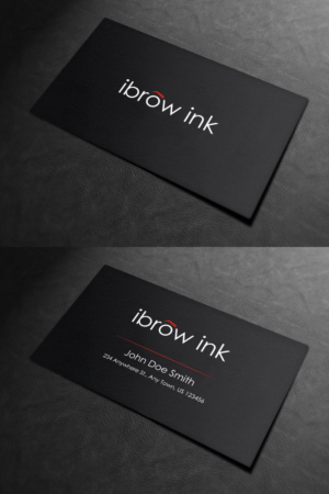Visitenkarten-Design von INDIAN_Ashok für ibrow ink | Design: #17570525